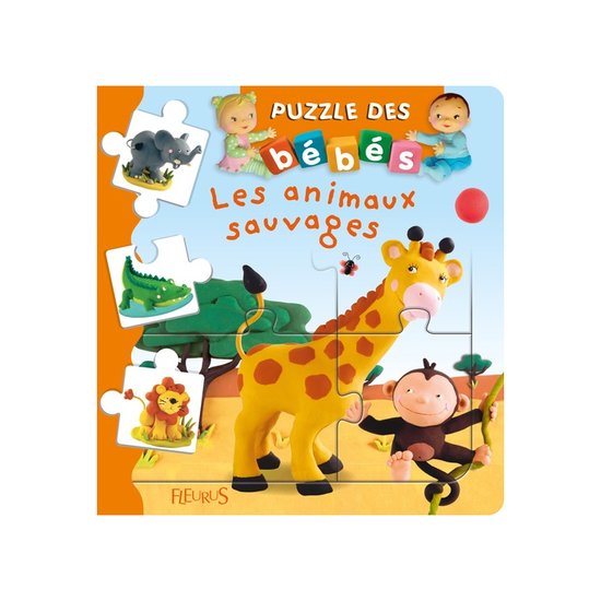 Bebe Puzzle Les Animaux Sauvages De Fleurus Fleurus Aubert