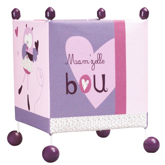 Mam'zelle Bou lampe de chevet Violet  de Sauthon Baby's Sweet Home