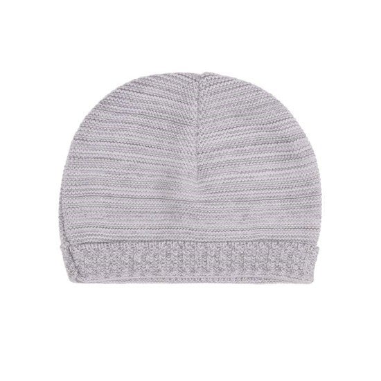 Bonnet bio collection Tricot Gris Naissance-1 mois de P'tit bisou