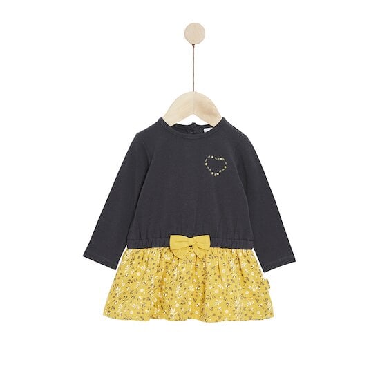 Golden Winter Robe bi-matière Print Clairière  de P'tit bisou