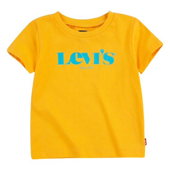Tee-shirt modern vintage Jaune Kumquat  de Levi's Kids