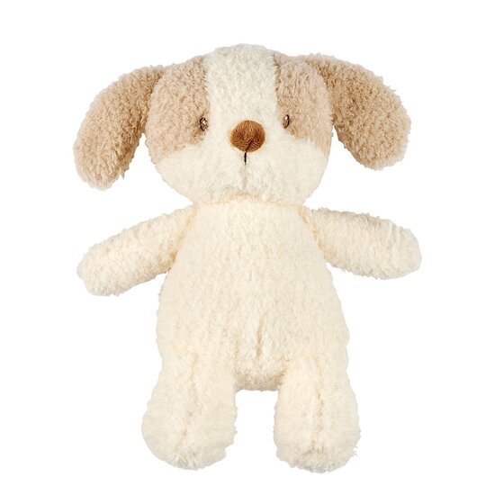 Teddy Peluche bébé chien Blanc et beige 24 cm de Nattou Teddy Peluche bébé chien Blanc et beige 24 cm de Nattou