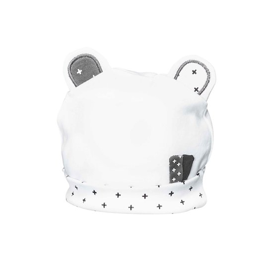 Chao Chao Bonnet de naissance Blanc 0-1 mois de Sauthon Baby's Sweet Home