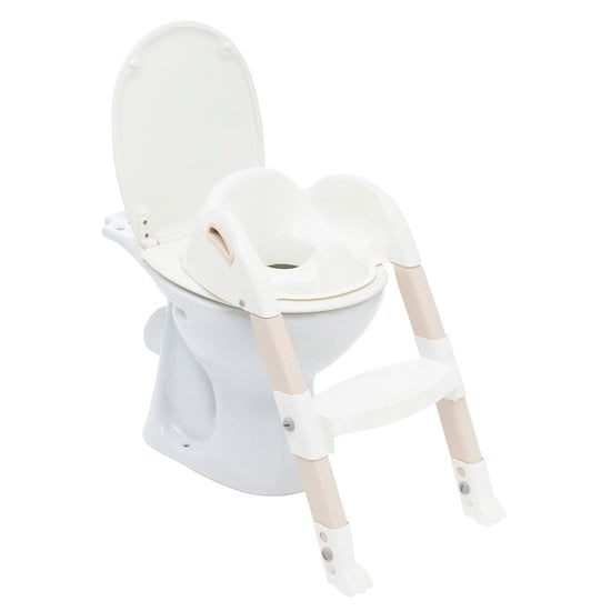 Réducteur de WC Kiddyloo Marron glacé/Blanc  de Thermobaby