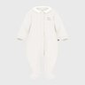 Pyjama bébé en tubique à col uni