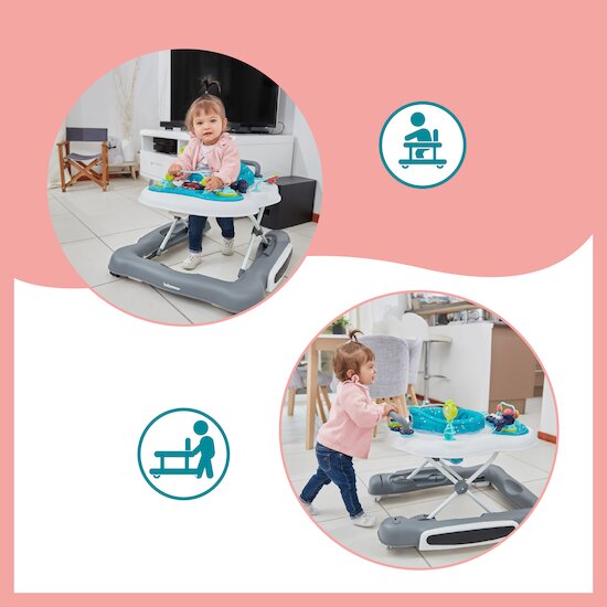 Trotteur 5-en-1  Bleu  de Babymoov Trotteur 5-en-1  Bleu  de Babymoov