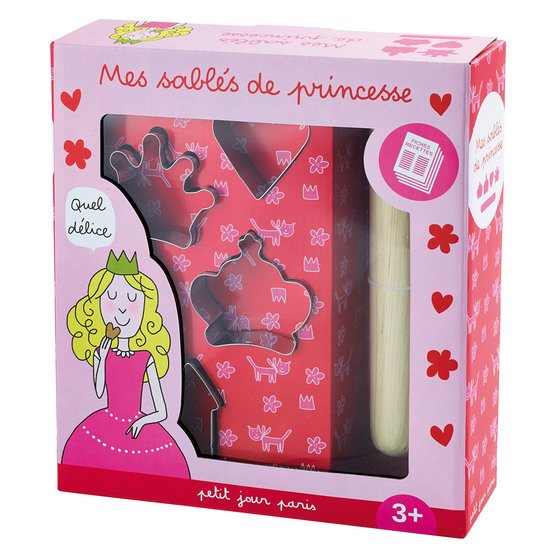 Coffret pâtisserie princesses à vos sablés Rose  de Petit Jour Paris