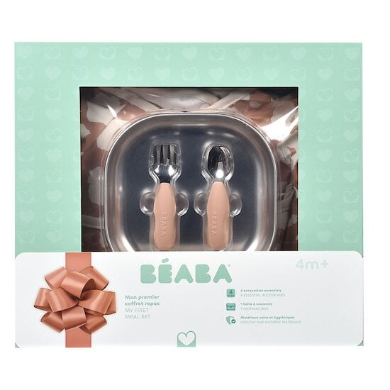 Coffret cadeau set repas Savannah Bloom  de Béaba