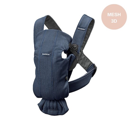 Porte-bébé Mini Bleu Marine Mesh 3D  de BabyBjörn