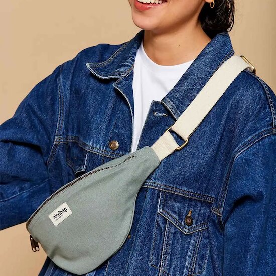 Sac banane Olivia Sauge  de Hindbag