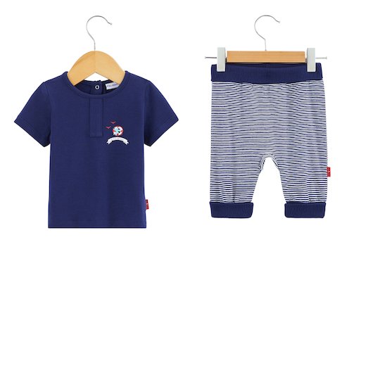 Ensemble pantalon Navy Baby Bleu  de P'tit bisou