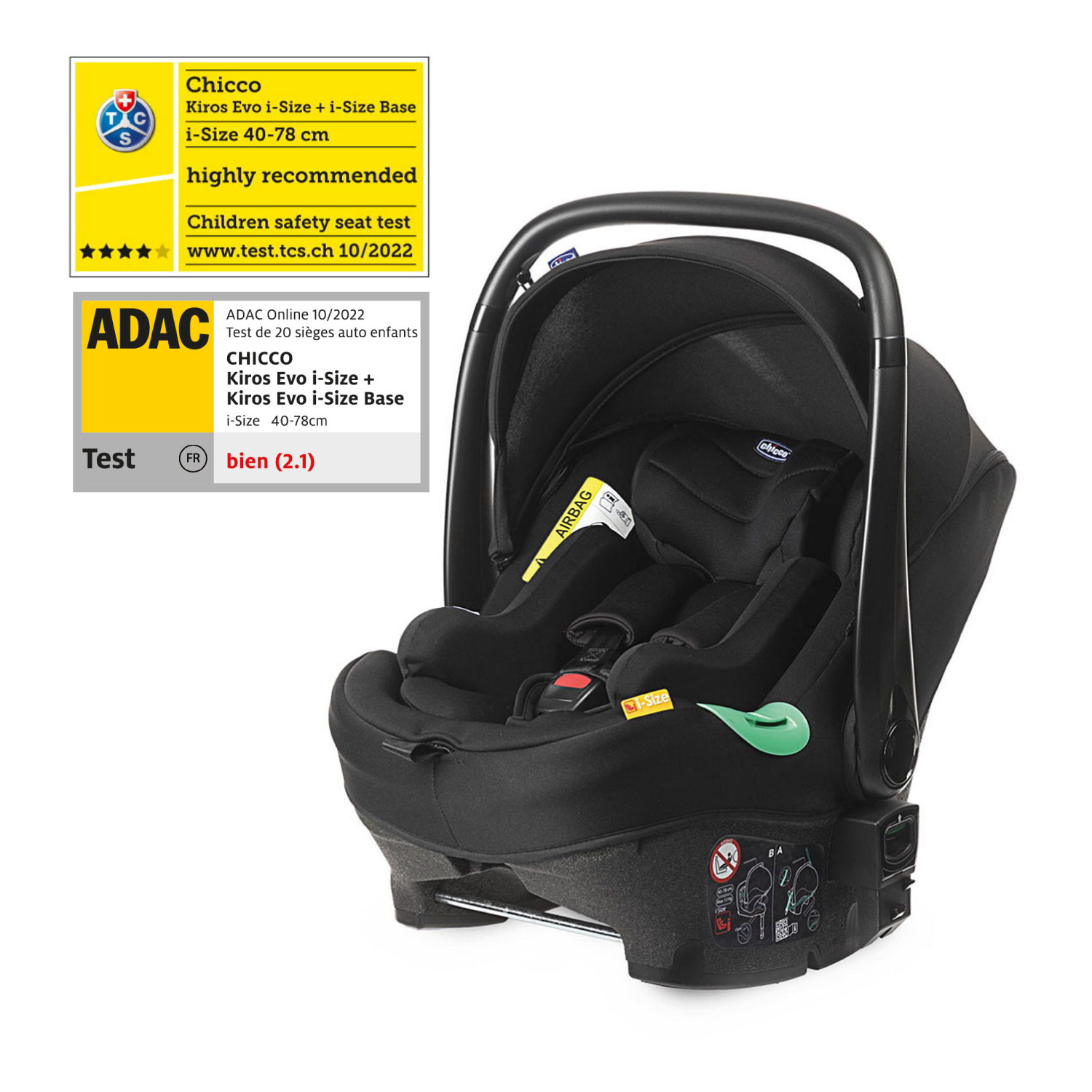 Base pour siège auto SnugRide i-Size R129 ISOFIX à 7 positions