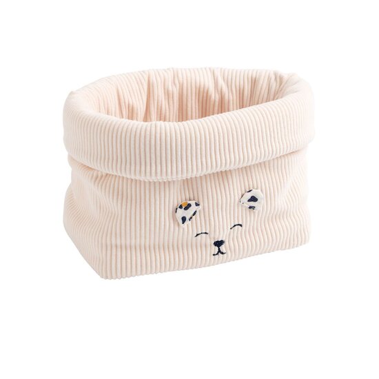 Lot 2 panières de rangement en velours côtelé Léopard Beige  de Sauthon Baby Déco Lot 2 panières de rangement en velours côtelé Léopard Beige  de Sauthon Baby Déco