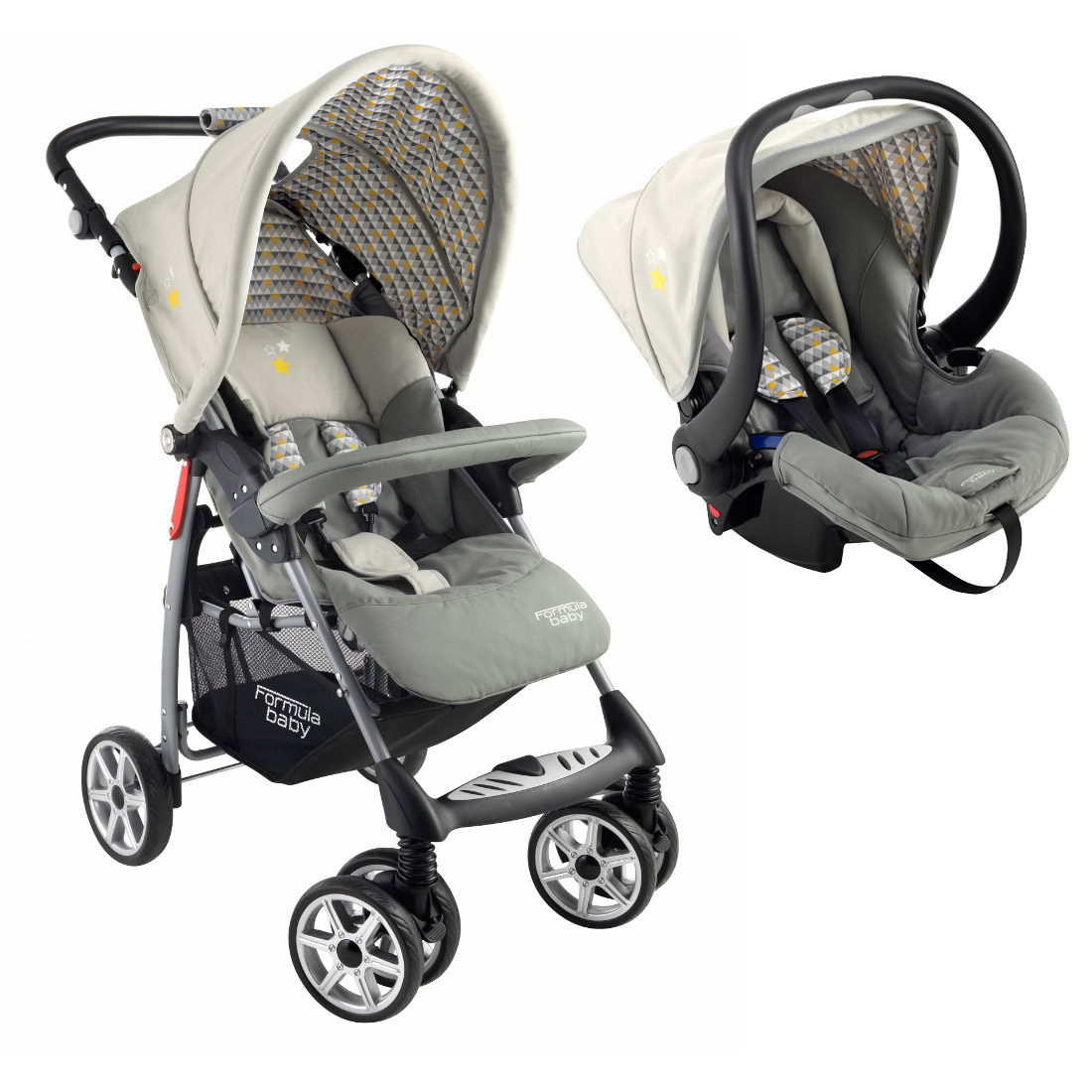 poussette pack 3 roues formula baby