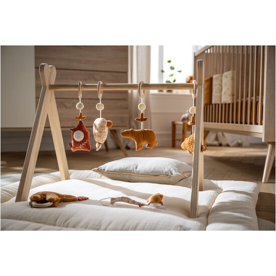 Orsino Arche d'éveil Vanille / Camel  de Sauthon Baby Déco Orsino Arche d'éveil Vanille / Camel  de Sauthon Baby Déco