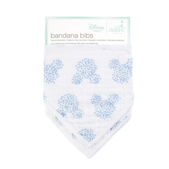 Lot de 2 bavoirs bandana Natural History  de aden + anais essentials