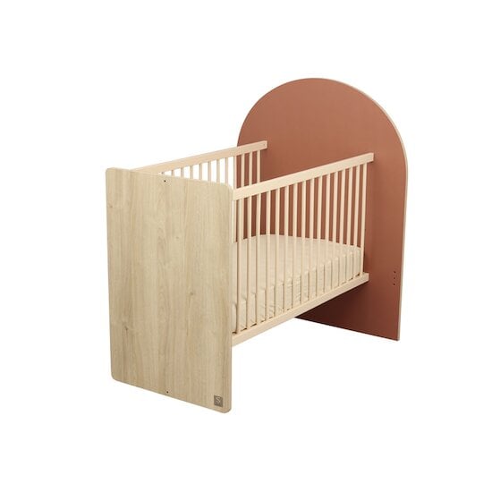 Arche Lit Bébé Évolutif Sepia / Terracota 60 x 120 cm de Sauthon Baby's Sweet Home