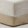 Lot 2 draps housse en gaze de coton