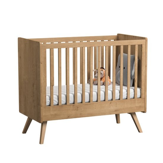 Cadre de lit pour enfant en bois massif avec tiroir 70x140cm - SASHA