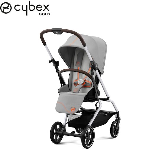 Poussette Eezy S Twist+ 2 Silver/Lava Grey de CYBEX, Poussettes citadines :  Aubert