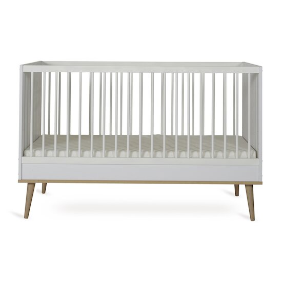 Flow Lit bébé évolutif White & Oak 70 x 140 cm de Quax Flow Lit bébé évolutif White & Oak 70 x 140 cm de Quax