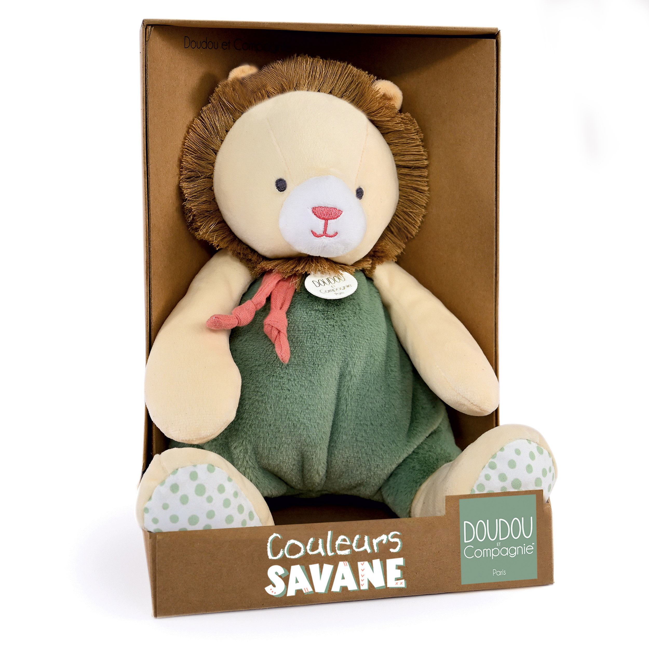 Couleurs Savane Doudou Lion 30 cm de Doudou et Compagnie, Doudous