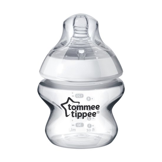 Biberon 1 Closer to Nature Transparent 150 ml - débit extra-lent de Tommee Tippee