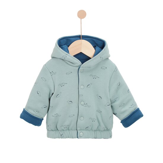 Dino d'Automne Veste Reversible à Capuche Dino  de Marèse  Dino d'Automne Veste Reversible à Capuche Dino  de Marèse