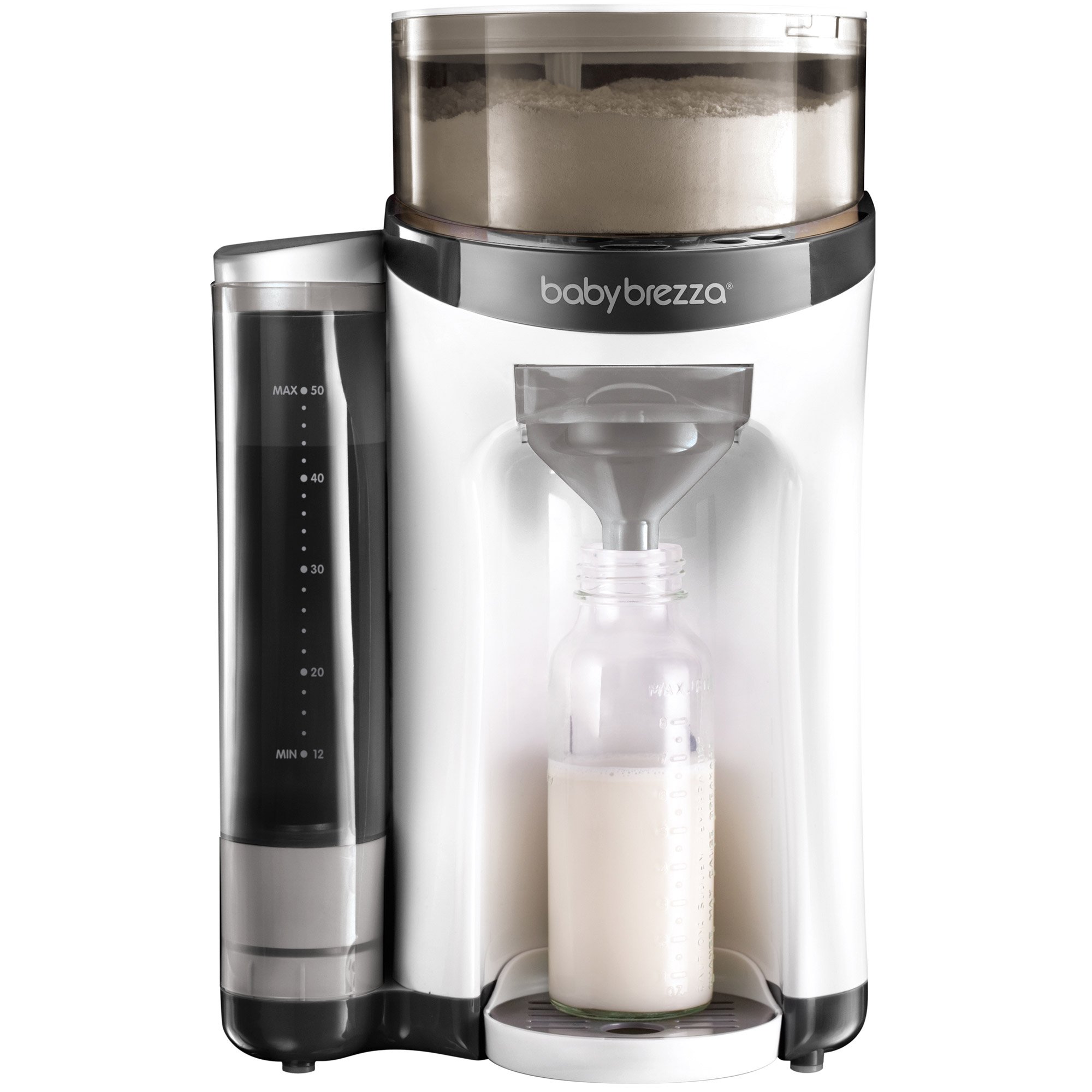 Préparateur biberons Formula Pro Noir / Blanc de Baby Brezza, Chauffe