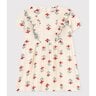 Robe manches courtes bébé  en gaze de coton imprimée