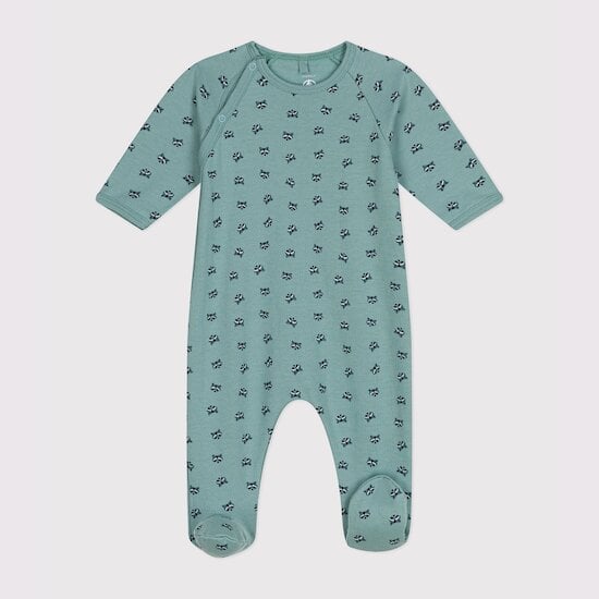 Pyjama imprimé en molleton Paul  de Petit Bateau