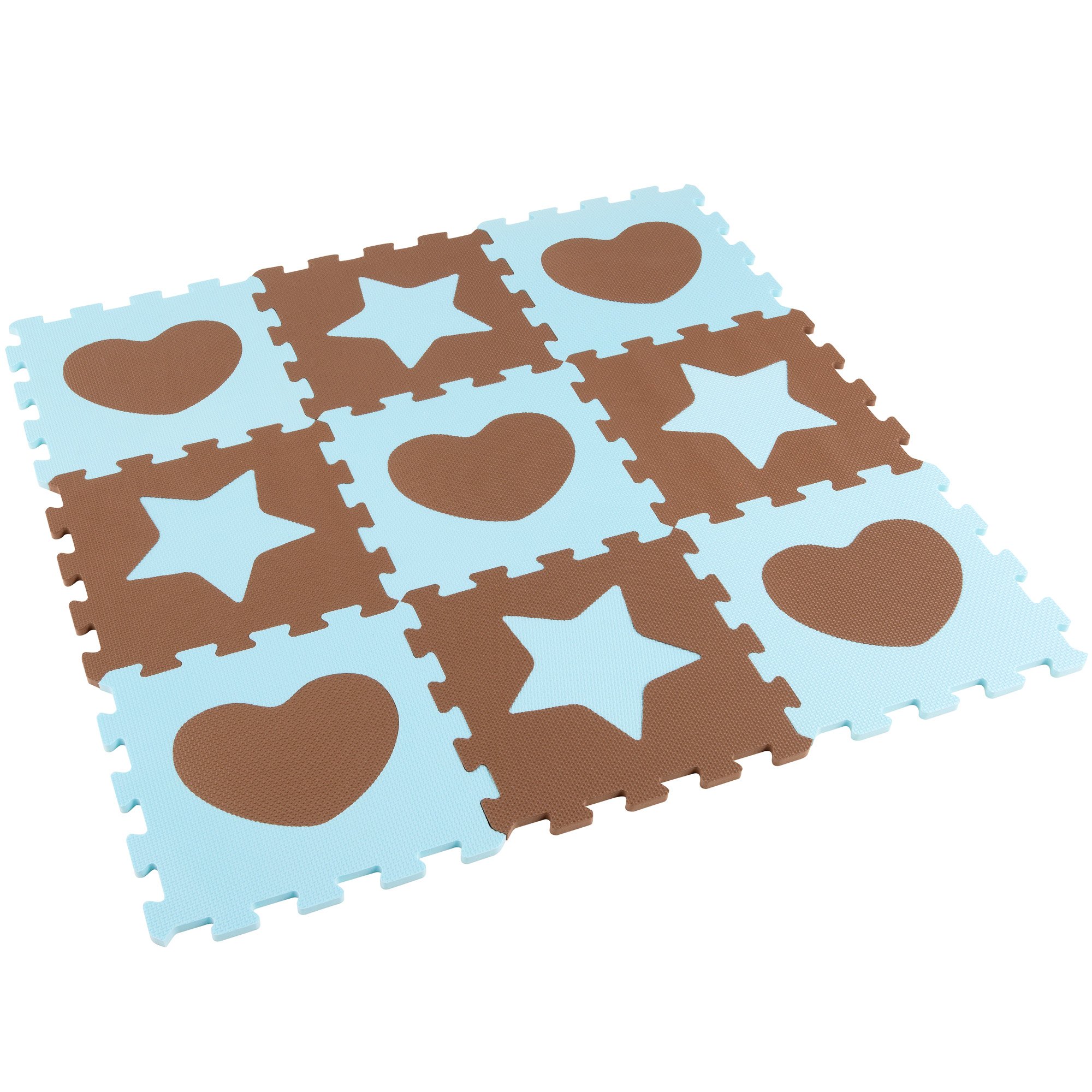 Dalles En Mousse Formes Bleu De Formula Baby Tapis D Eveil Aubert