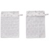 Lot 2 gants de toilette