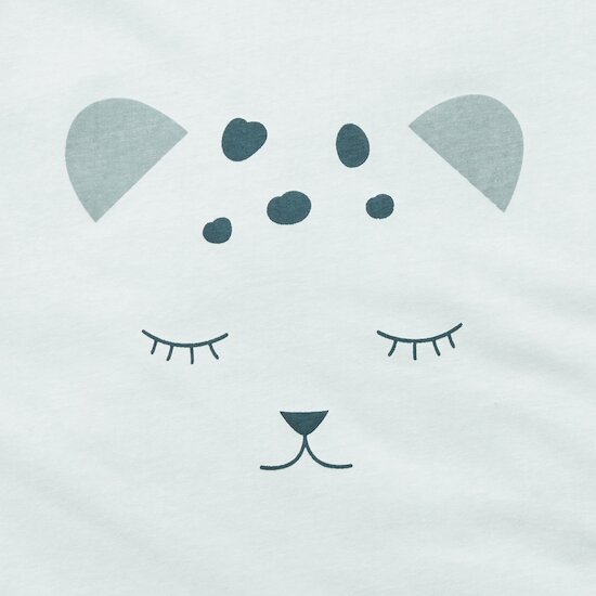 Au cœur de la jungle Couverture bi-matière Green Morning 70 x 80 cm de Petit à petit