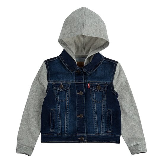 Veste à capuche bi-matière Indigo  de Levi's Kids