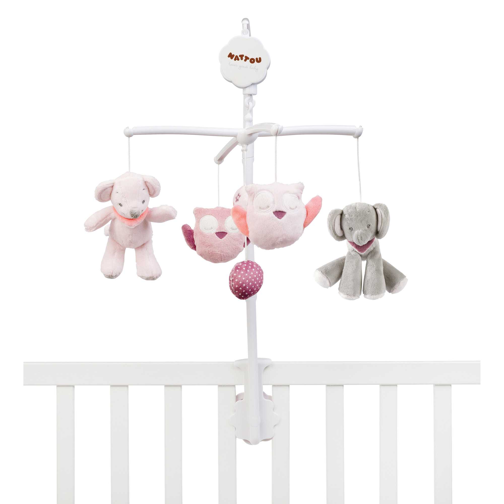 Adele Valentine Mobile Rose De Nattou Mobiles Aubert Adele Valentine Mobile Rose De Nattou Mobiles Aubert