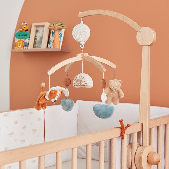 Mobile musical pour Bébé - Lit suspendu avec minuterie, projecteur