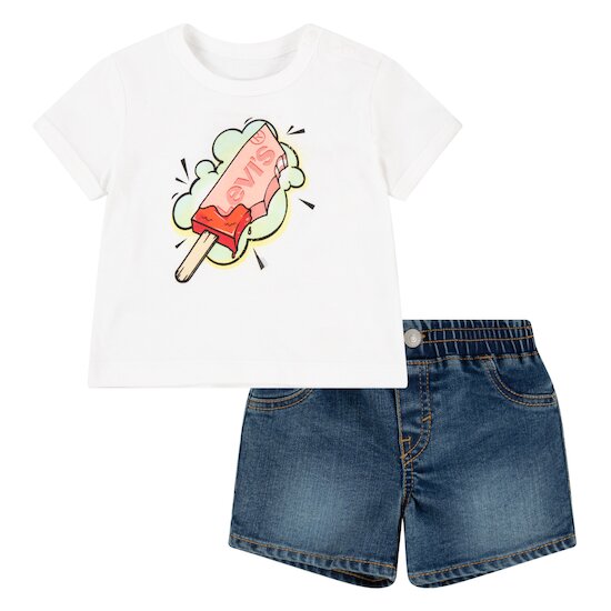 Ensemble Popsicle Blanc  de Levi's Kids