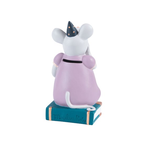 Tirelire Il était une fois Souris rose  de Moulin Roty