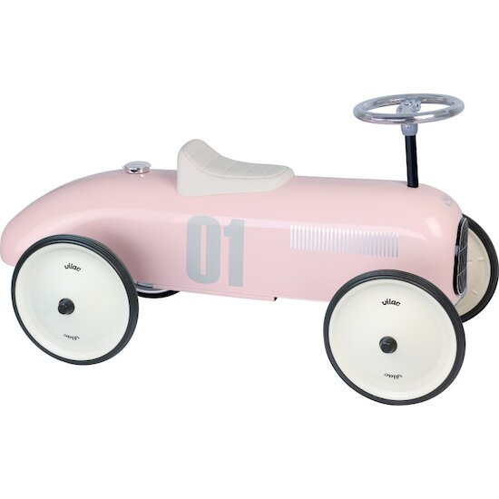 Porteur voiture vintage Rose tendre  de Vilac