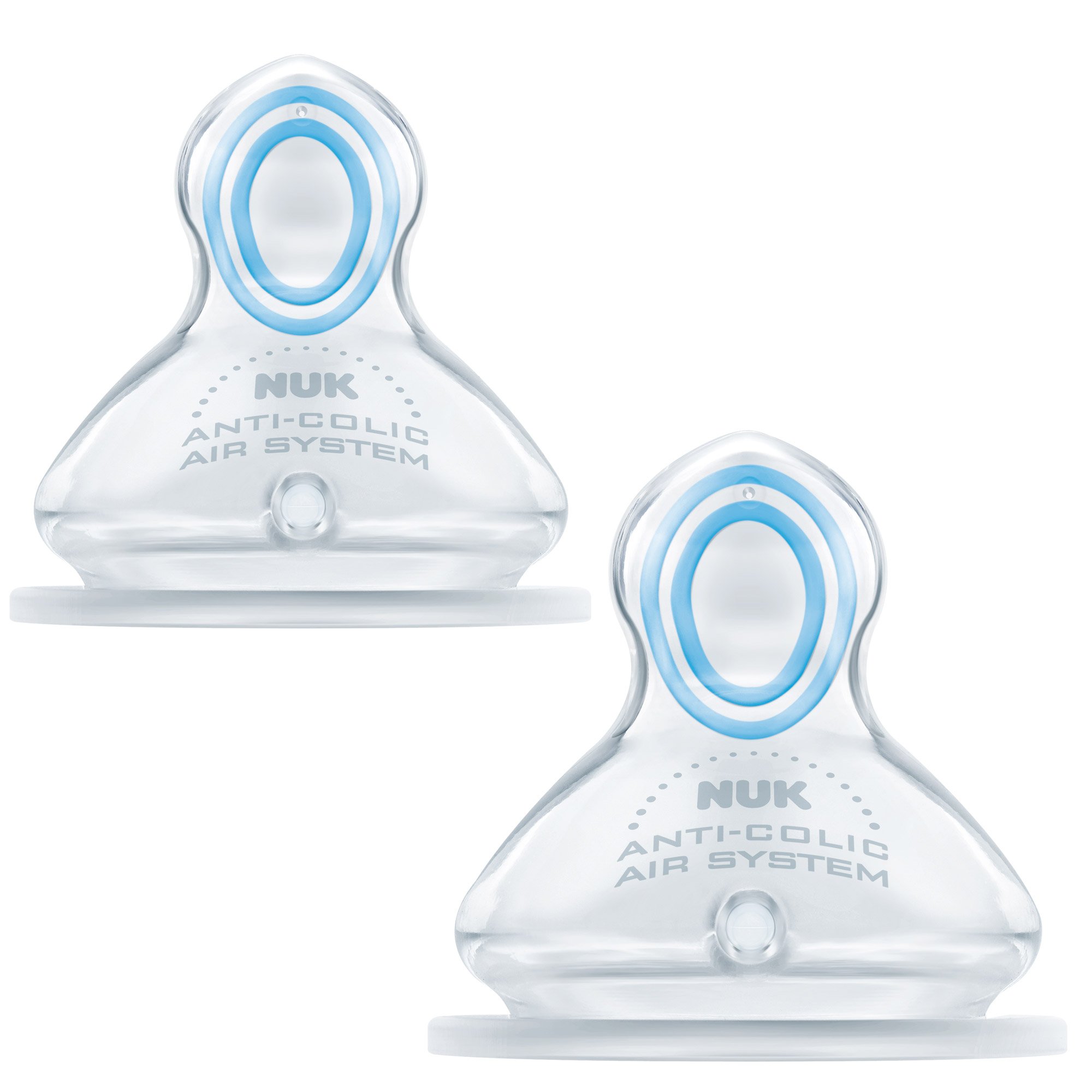 Lot De 2 Tetines En Silicone T1 Transparent S De Nuk Tetines Aubert