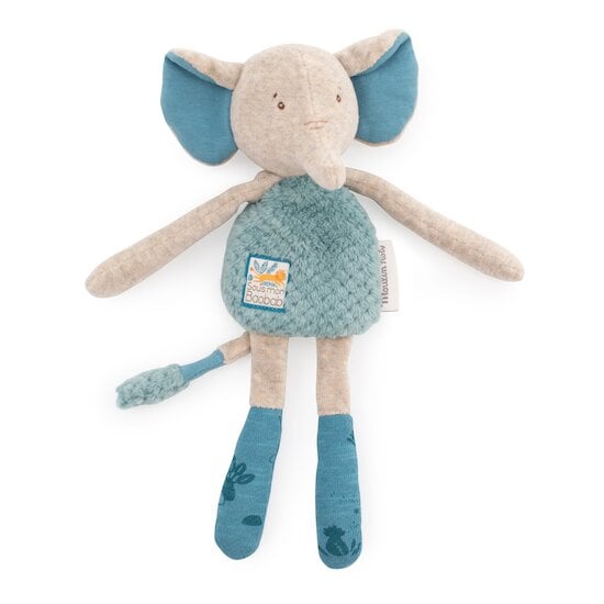 Sous mon Baobab Doudou-hochet Eléphant  de Moulin Roty