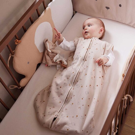 Bali, Moka & Snow Gigoteuse Jersey manches amovibles Colombes 100 cm de Noukies Bali, Moka & Snow Gigoteuse Jersey manches amovibles Colombes 100 cm de Noukies
