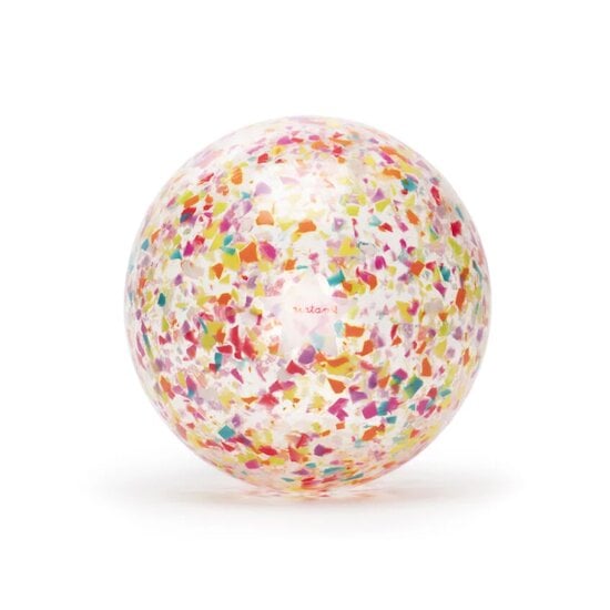 Ballon Confetti recyclé Multicolore 22 cm de Ratatam