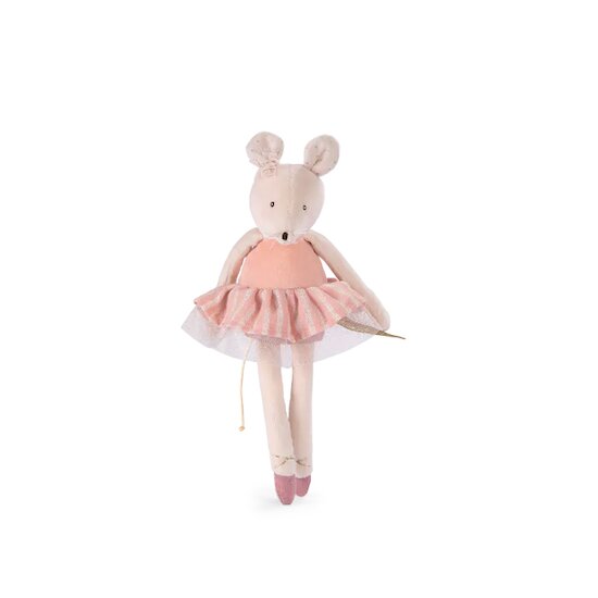 La Petite École de Danse Peluche Petite Souris Rose  de Moulin Roty