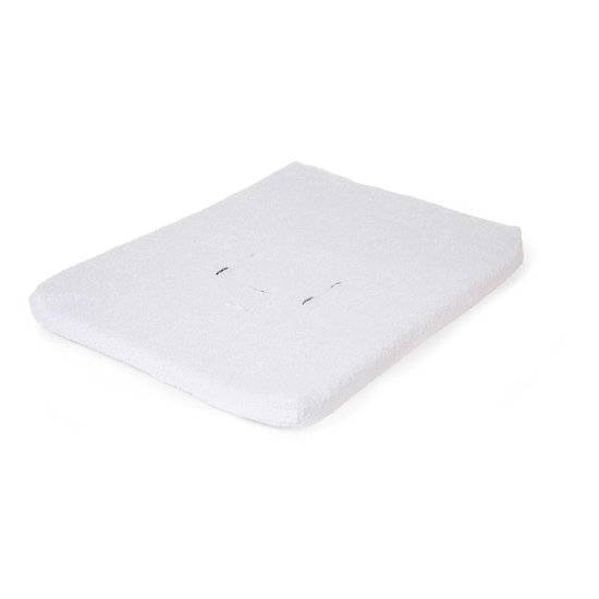 Matelas à langer bébé avec éponges amovibles blanc/gris