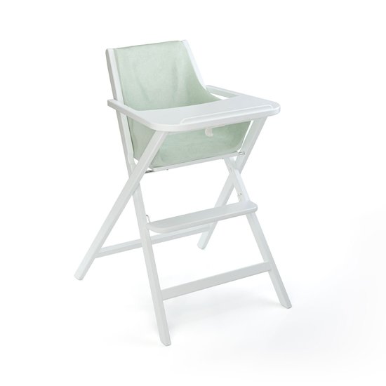Chaise haute bois Traveller Blanc  de Geuther