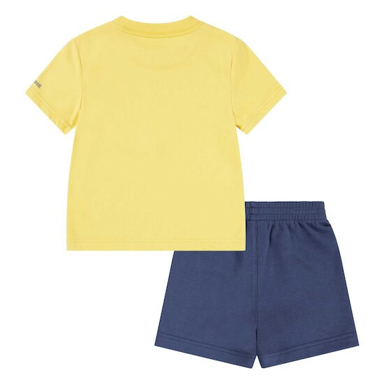 Ensemble t-shirt + short Jaune / Bleu  de Converse Ensemble t-shirt + short Jaune / Bleu  de Converse