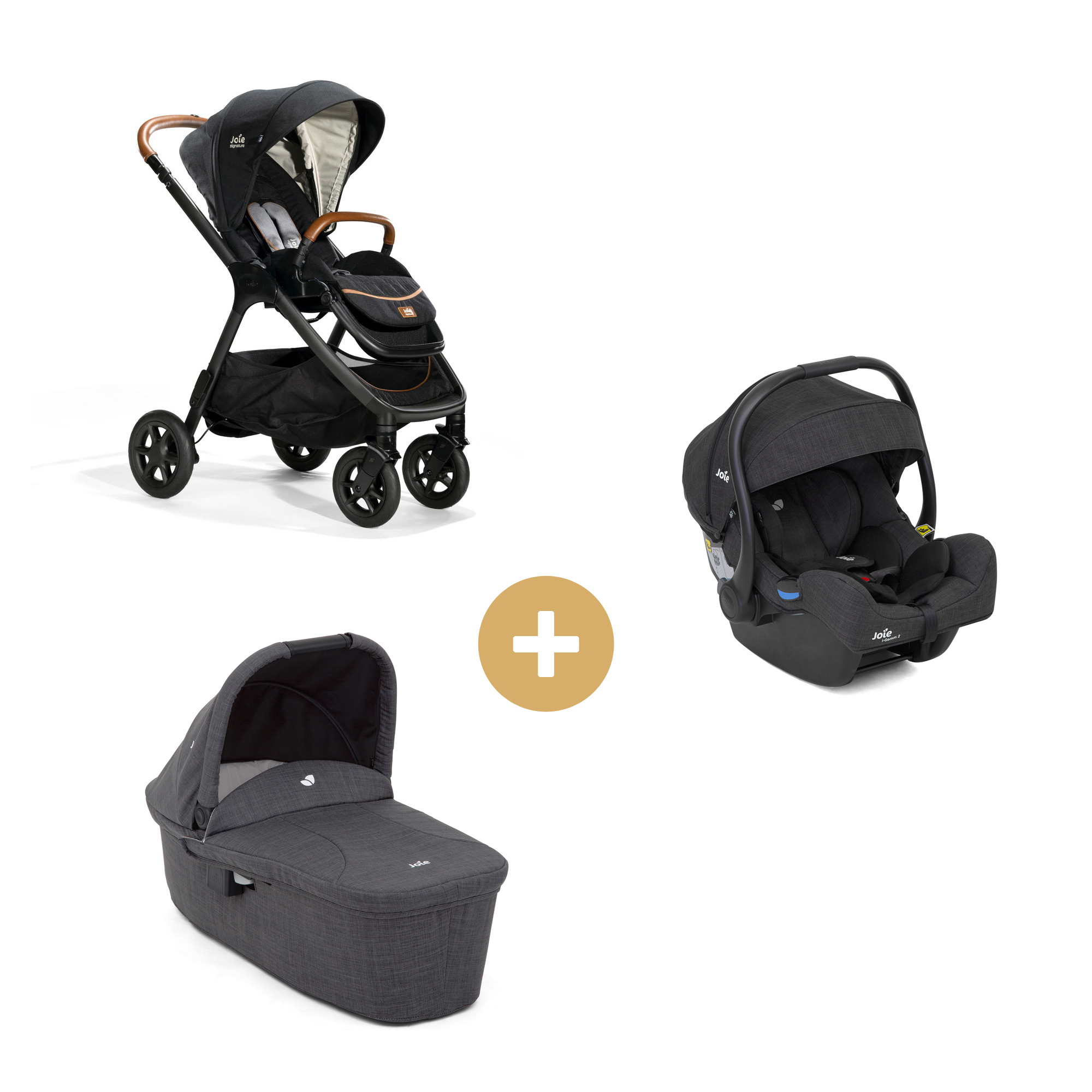 Pack Finiti Signature Joie: poussette, nacelle et coque i-size Joie ...