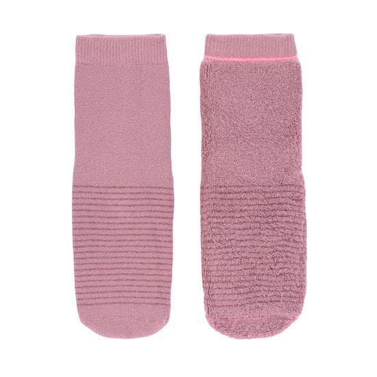 Lot de 2 chaussettes antidérapantes Rose 15/18 de Lässig